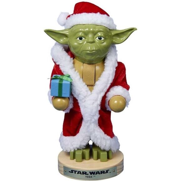Star Wars Yoda Santa Christmas Nutcracker Home Holiday Season Festive Decor New - Picture 1 of 7